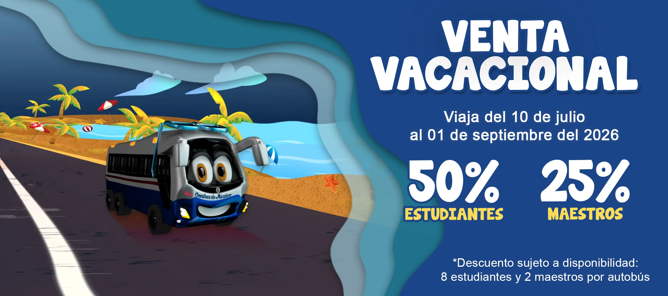 venta vacacional junio 2026