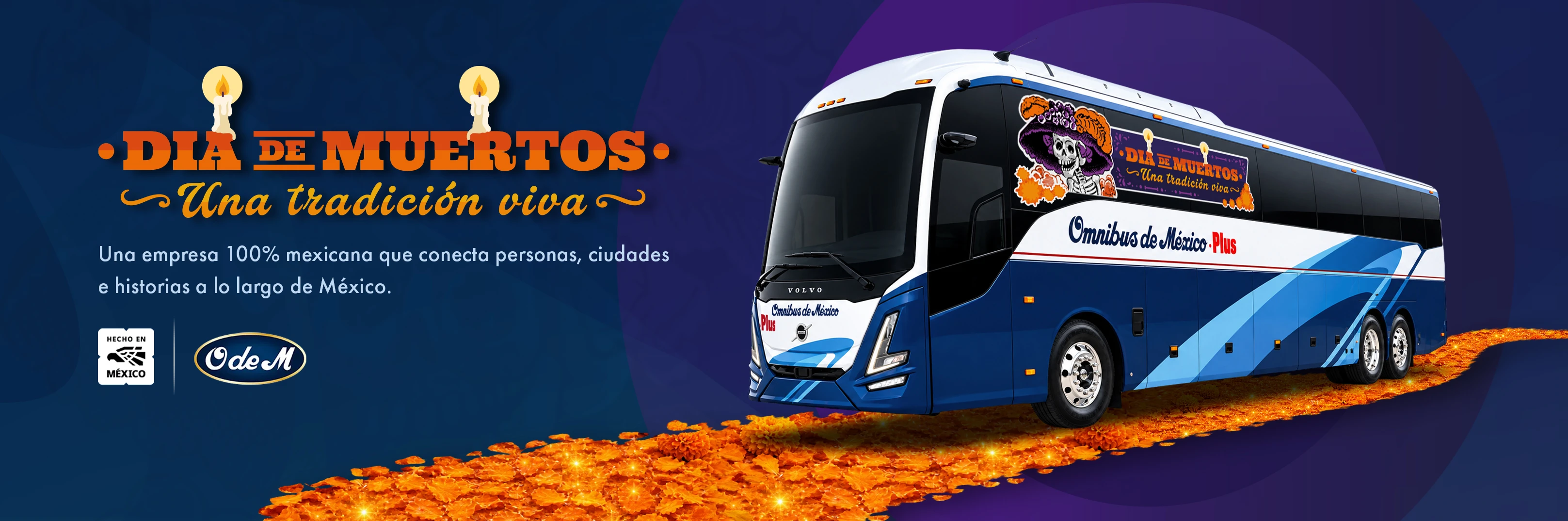 Omnibus de Mexico una empresa 100% mexicana que conecta personas, ciudades e historias a lo largo de México